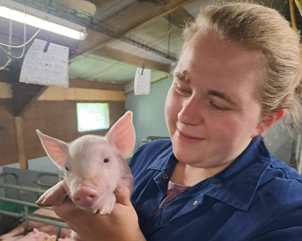 Trotse jonge boeren